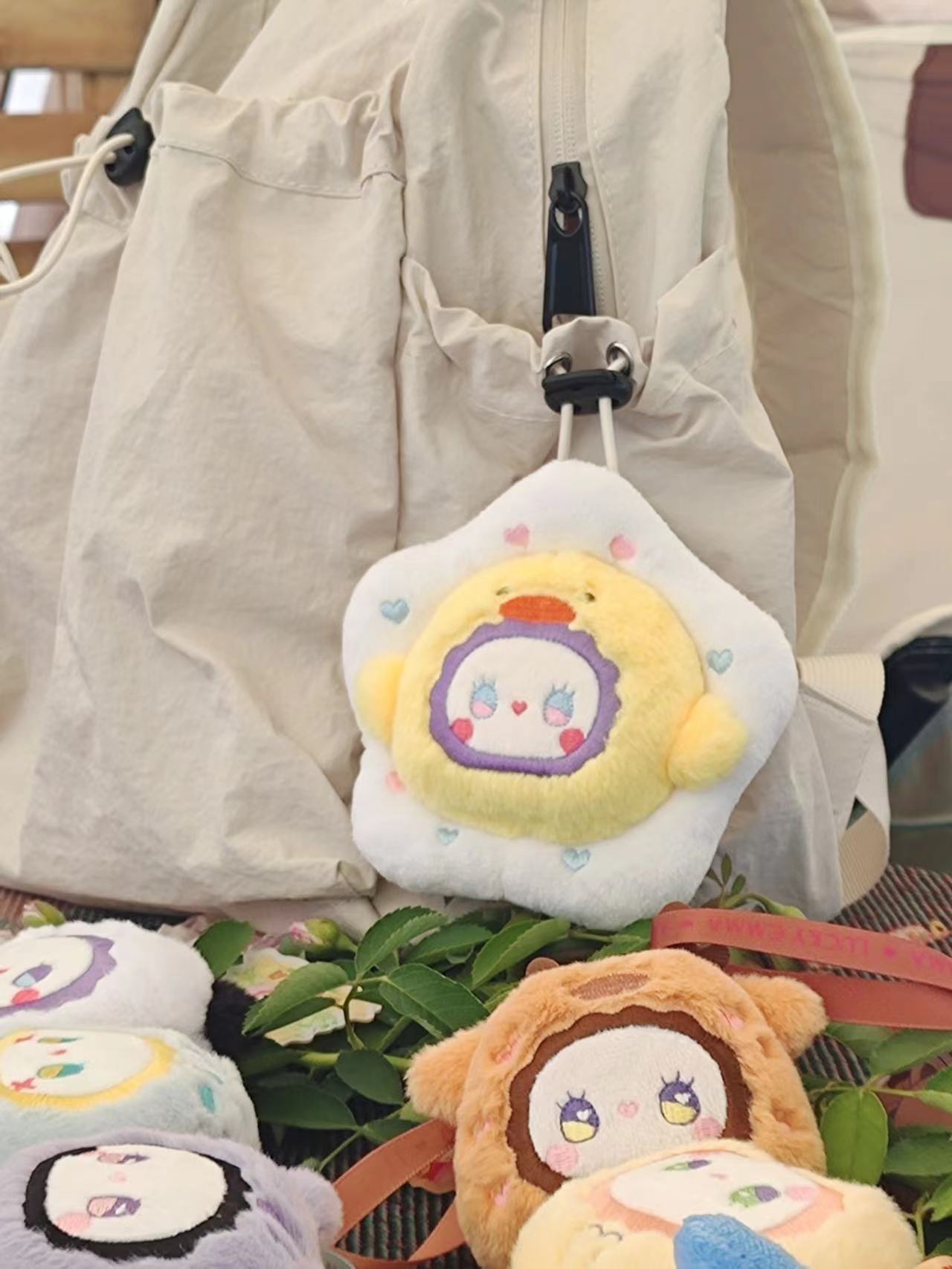 Emma Rua Rua Zoo Animal Kingdom Macaron Color Plush Keychain Series Blind Box