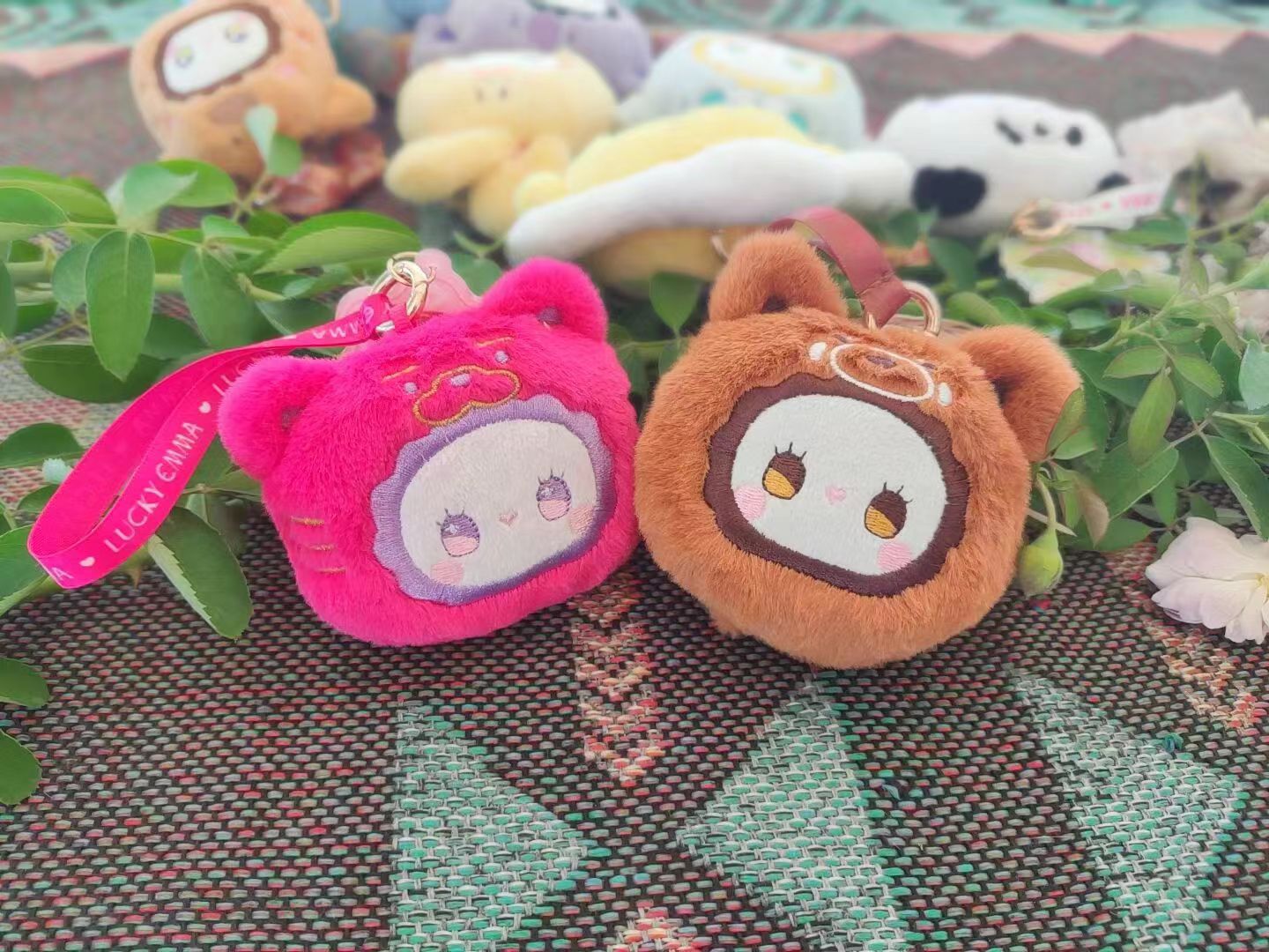 Emma Rua Rua Zoo Animal Kingdom Macaron Color Plush Keychain Series Blind Box