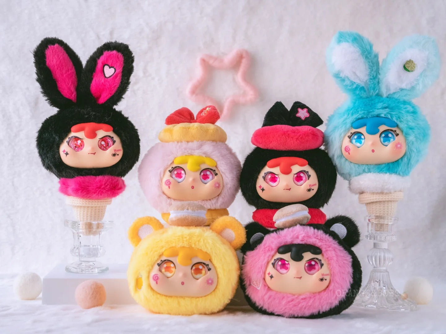 Haani Barbie Dessert Plush Series Keychain