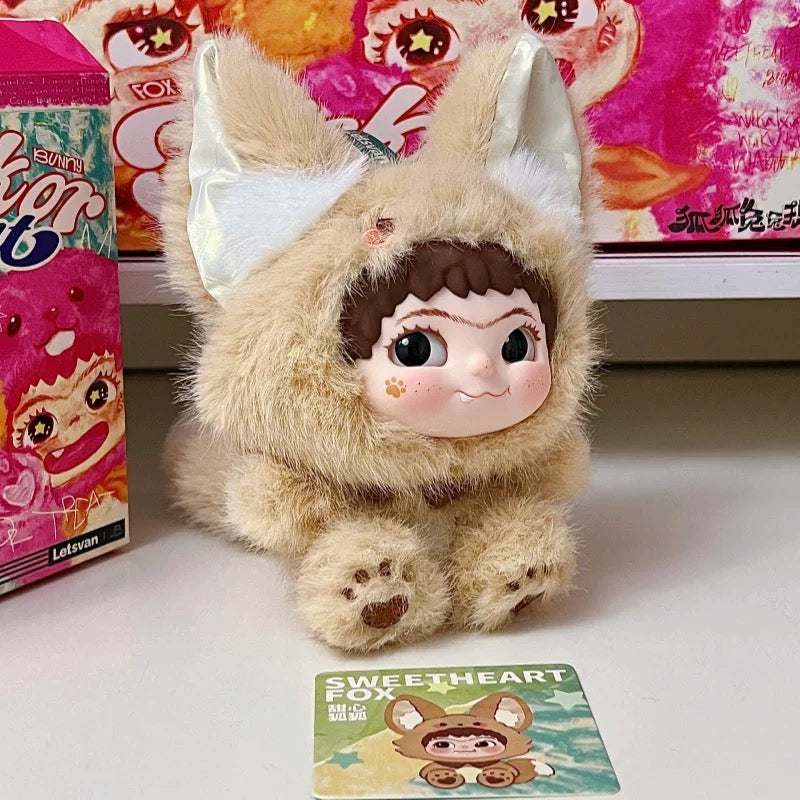 Wakuku Fox&Bunny Trick Dairy V2 Series Plush Pendent Blind Box