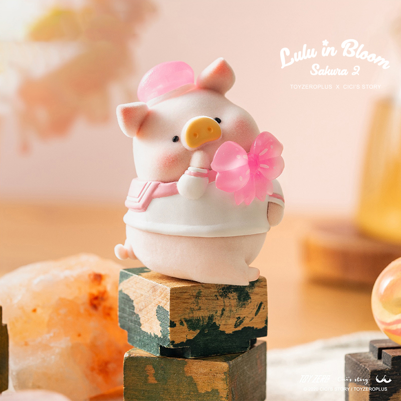 LuLu Piggy The Bloom Sakura Series Blind Box
