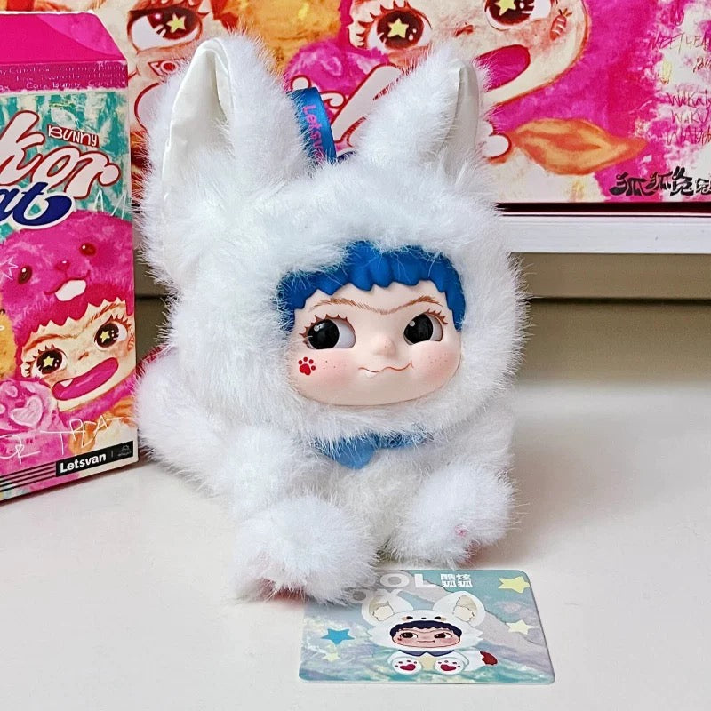 Wakuku Fox&Bunny Trick Dairy V2 Series Plush Pendent Blind Box