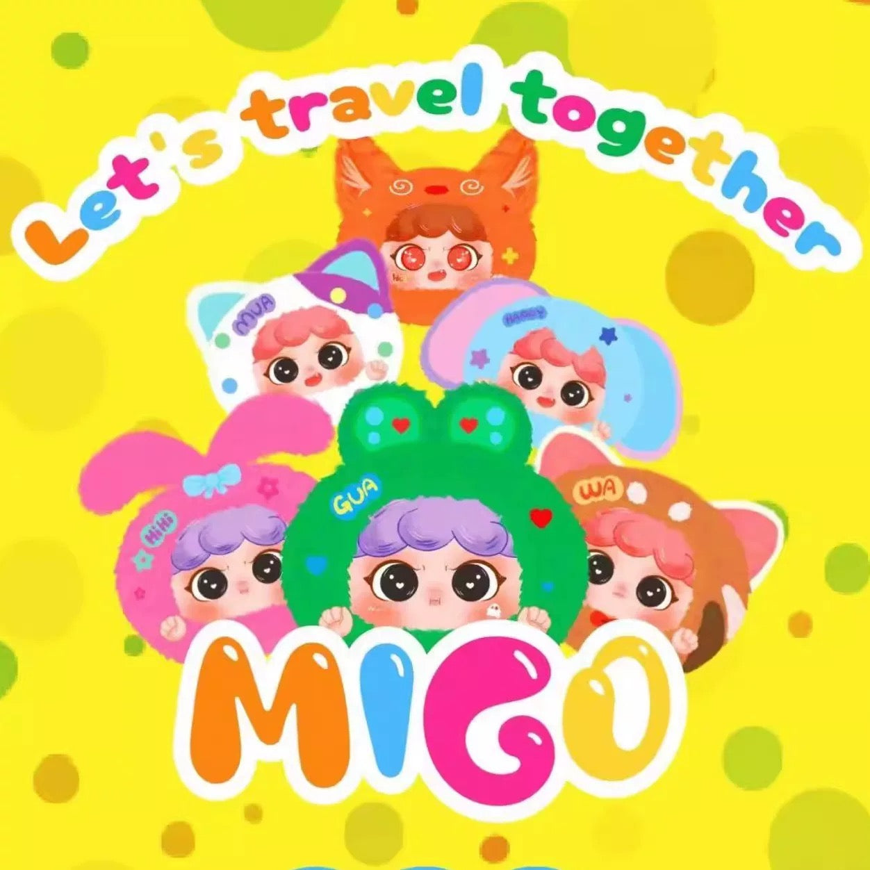 Migo Let's Travel Together Plush Series Pendant Blind Box