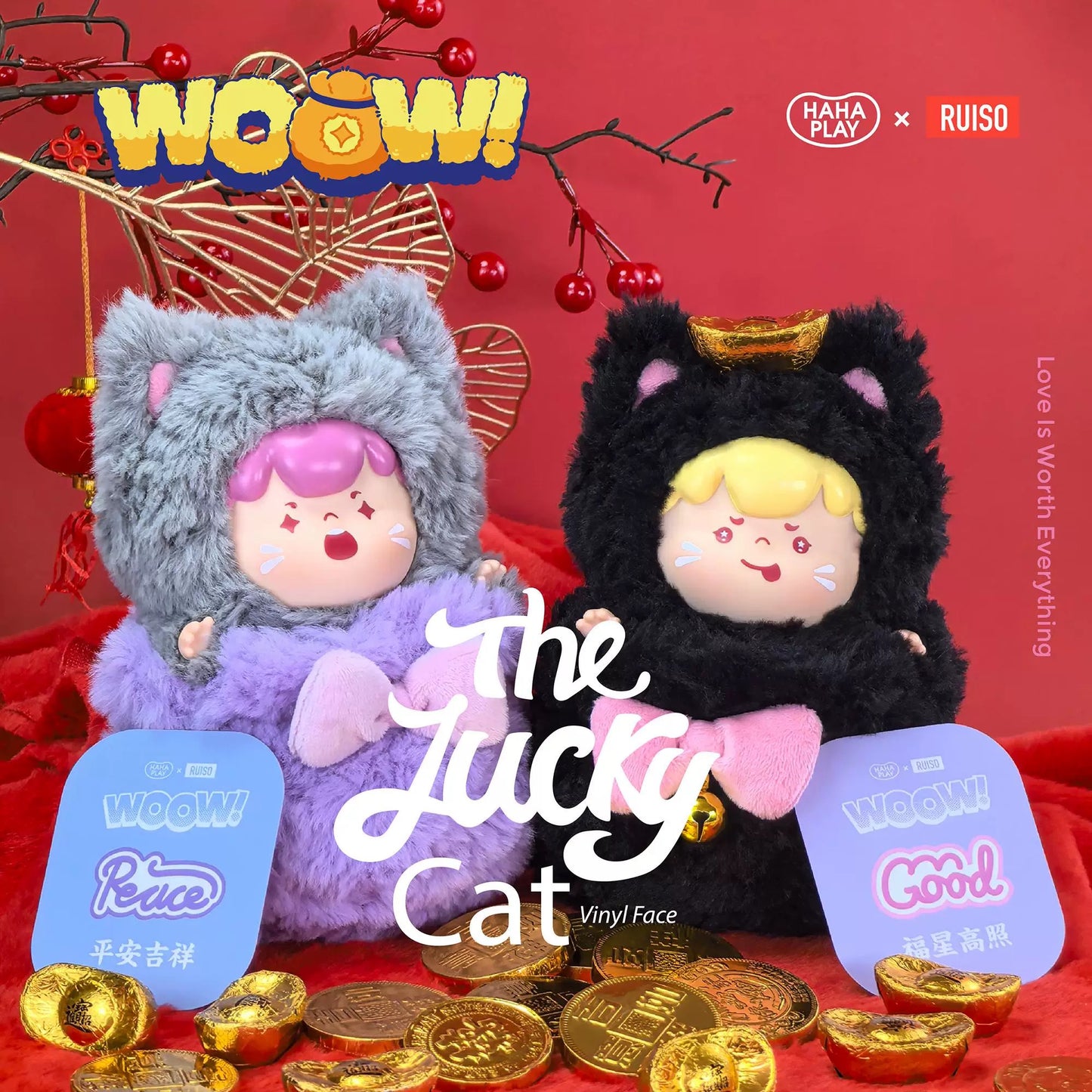 WOOW The Lucky Cat Plush Blind Box