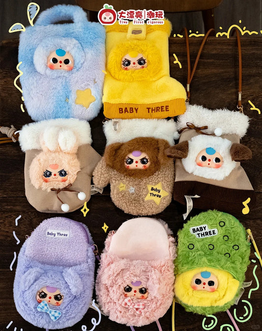 Baby Three-Mobile Phone Bag Plush Blind Box