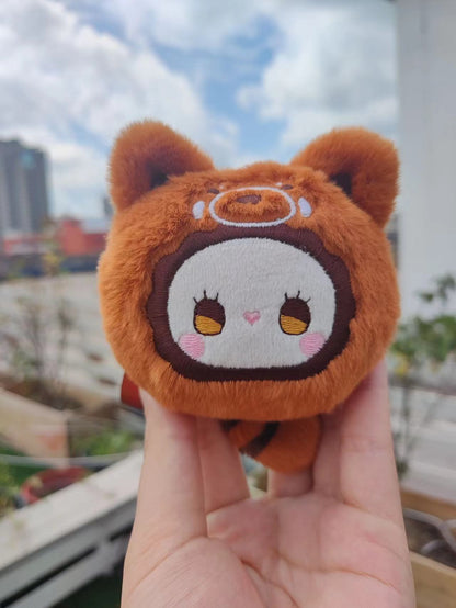 Emma Rua Rua Zoo Animal Kingdom Macaron Color Plush Keychain Series Blind Box