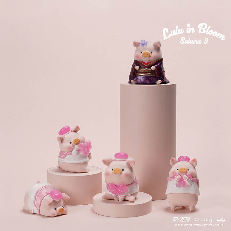 LuLu Piggy The Bloom Sakura Series Blind Box