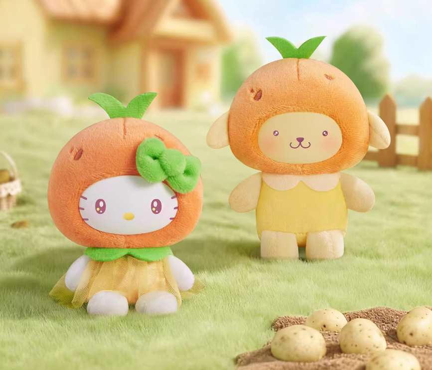 Sanrioo Vegetable And Fruit Series Plush Pendent Blind Box