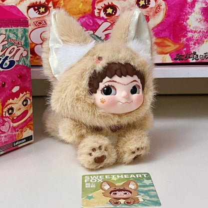 Wakuku Fox&Bunny Trick Dairy V2 Series Plush Pendent Blind Box