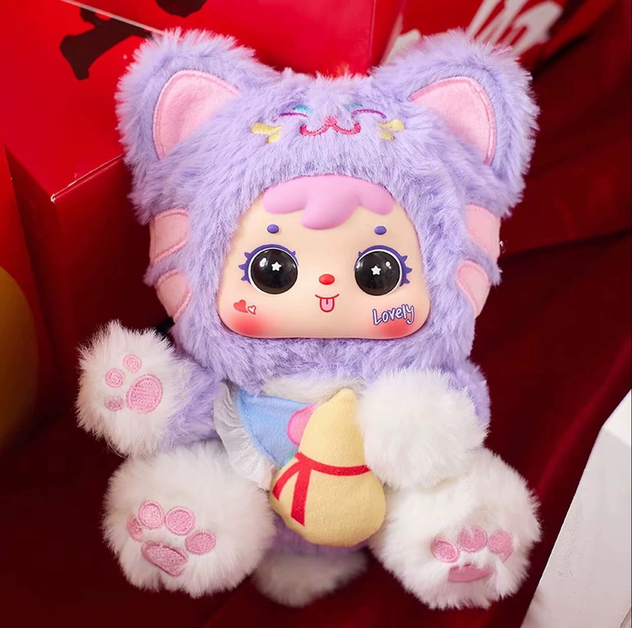 Samuel Lucky Cat Series Plush Pendent Blind Box