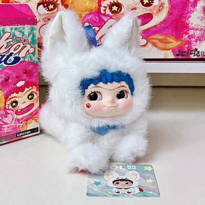 Wakuku Fox&Bunny Trick Dairy V2 Series Plush Pendent Blind Box