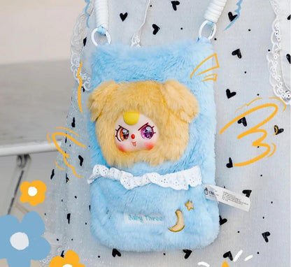Baby Three-Mobile Phone Bag Plush Blind Box