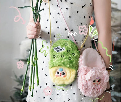 Baby Three-Mobile Phone Bag Plush Blind Box
