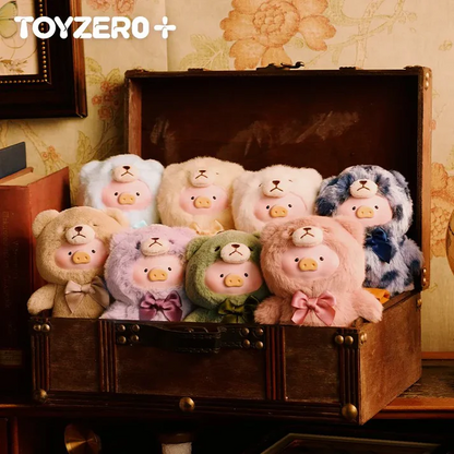 【6】 Lulu The Piggy Vintage Teddy Shop Series Plush Blind Box Keychain